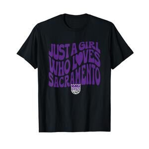 Nba Sacramento Kings Just A Girl Who Loves Sacramento Wave T-Shirt